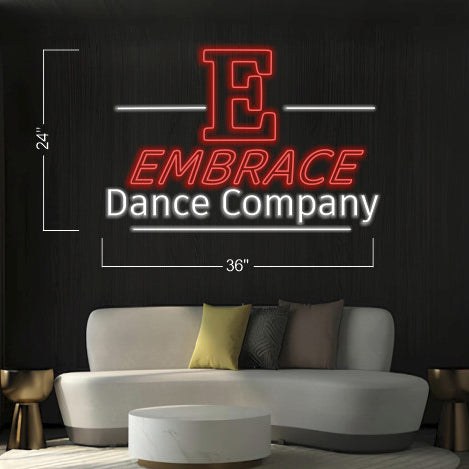 E Embrace Dance Company - LED Neon Sign