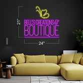 BELL'S CREATIONS BOUTIQUE - LED NEON SIGN