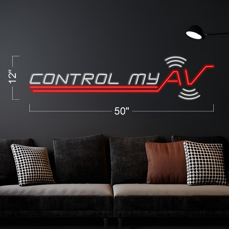 Control My AV - LED Neon Sign