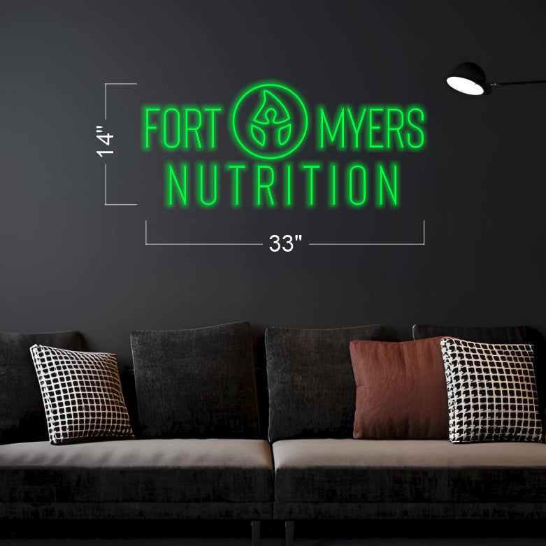 Fort Myers Nutrition - LED Neon Sign