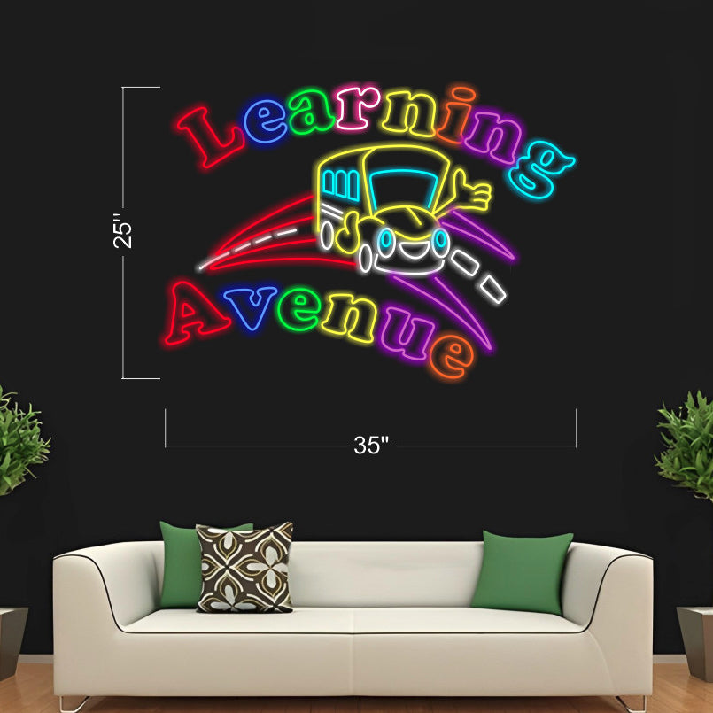 Learning Avenue - LED Neon Sign