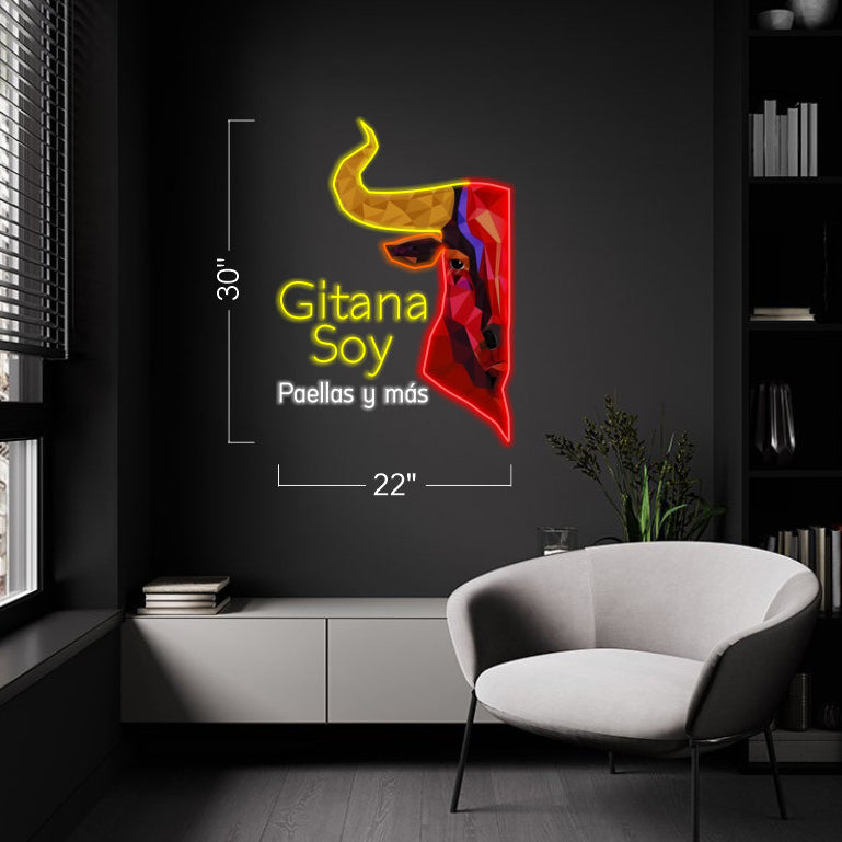 Gitana Soy - LED Neon Sign