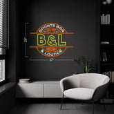 B & L Sport Bar Lounge - LED Neon Sign