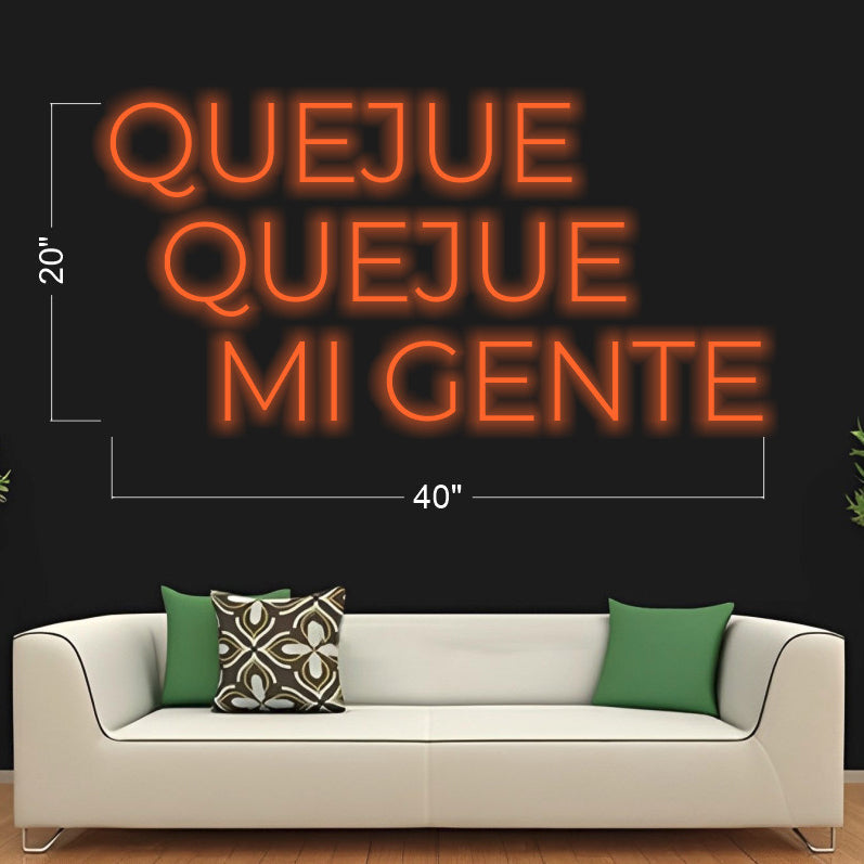 2 Set DALE GUAYA & QUEJUE - LED Neon Sign