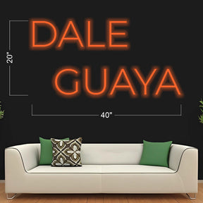 2 Set DALE GUAYA & QUEJUE - LED Neon Sign