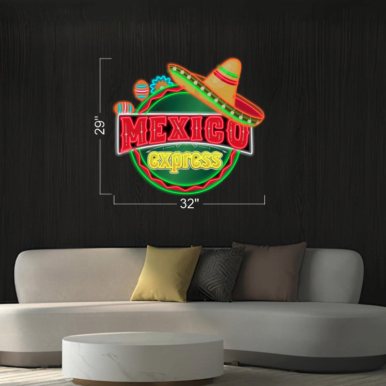 Mexico Express - LED Neon Sign