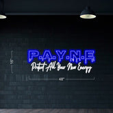 P.A.Y.N.E - LED Neon Sign