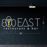 800 EAST Restaurant & Bar (Outdoor) - LED Neon Sign