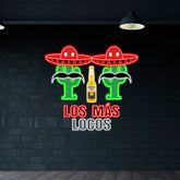 Los Más Locos - LED Neon Sign