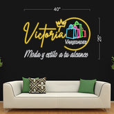 Victoria Variedades - LED Neon Sign