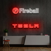 2 x "Concept EV" Custom Neon Signs