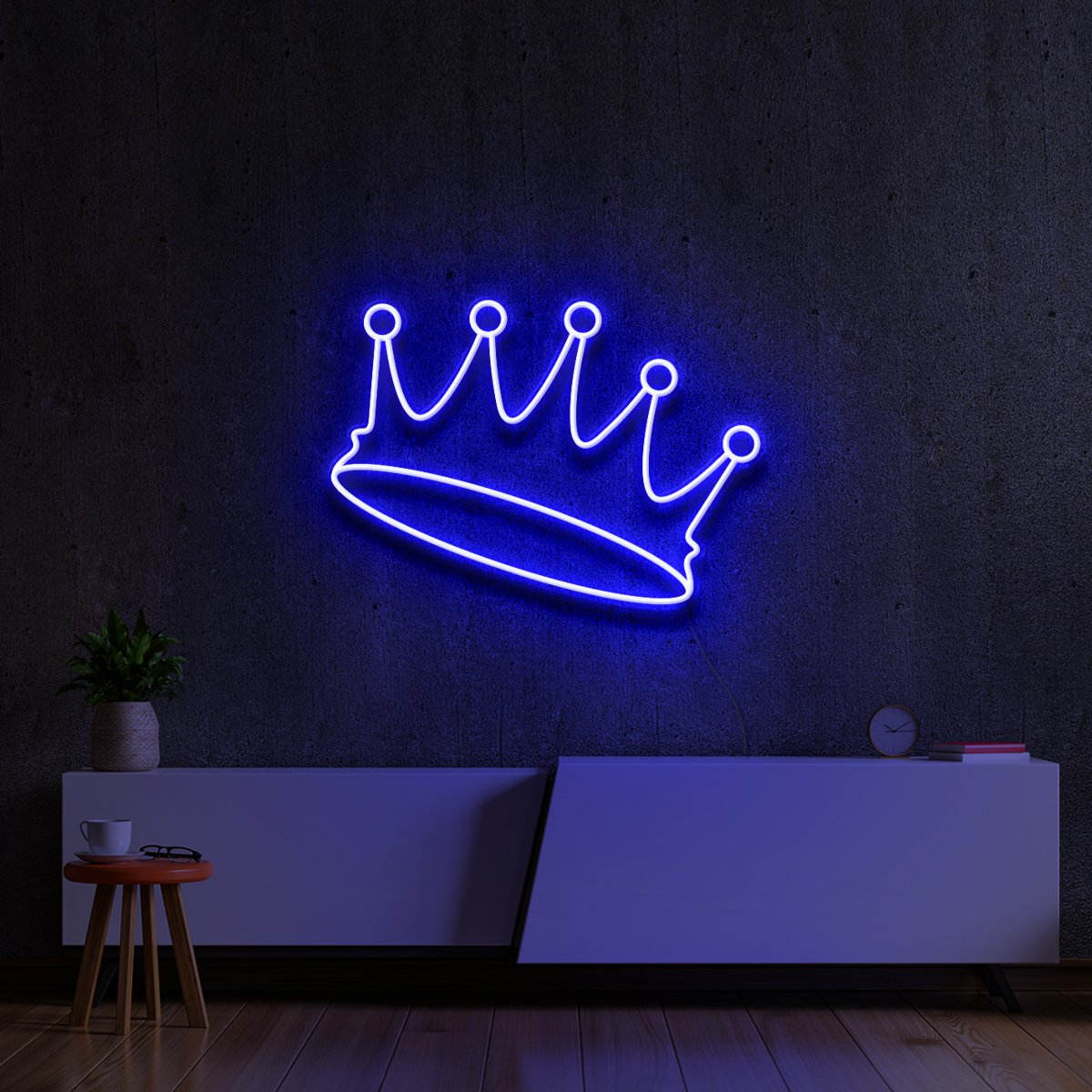 "A Crown Fit For A..." Neon Sign by Neon Icons