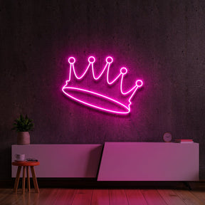 "A Crown Fit For A..." Neon Sign by Neon Icons