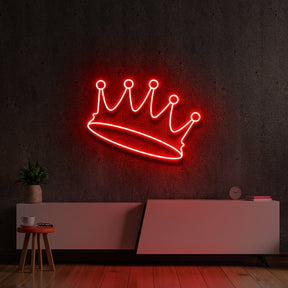 "A Crown Fit For A..." Neon Sign by Neon Icons