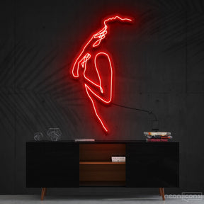 "A Minimalist Touch" Neon Sign 60cm (2ft) / Red / Cut to Square by Neon Icons