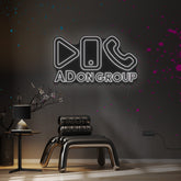 "Adongroup" Custom Neon Sign