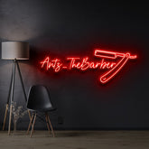 "Antz The Barber" Custom Neon Sign