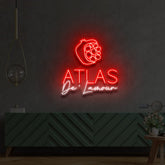 "Atlas De L'Amour" Custom Neon Sign