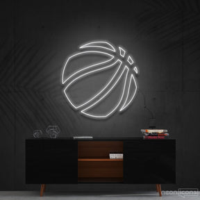 "Ball Is Life" Neon Sign 60cm (2ft) / White / Cut to Shape by Neon Icons