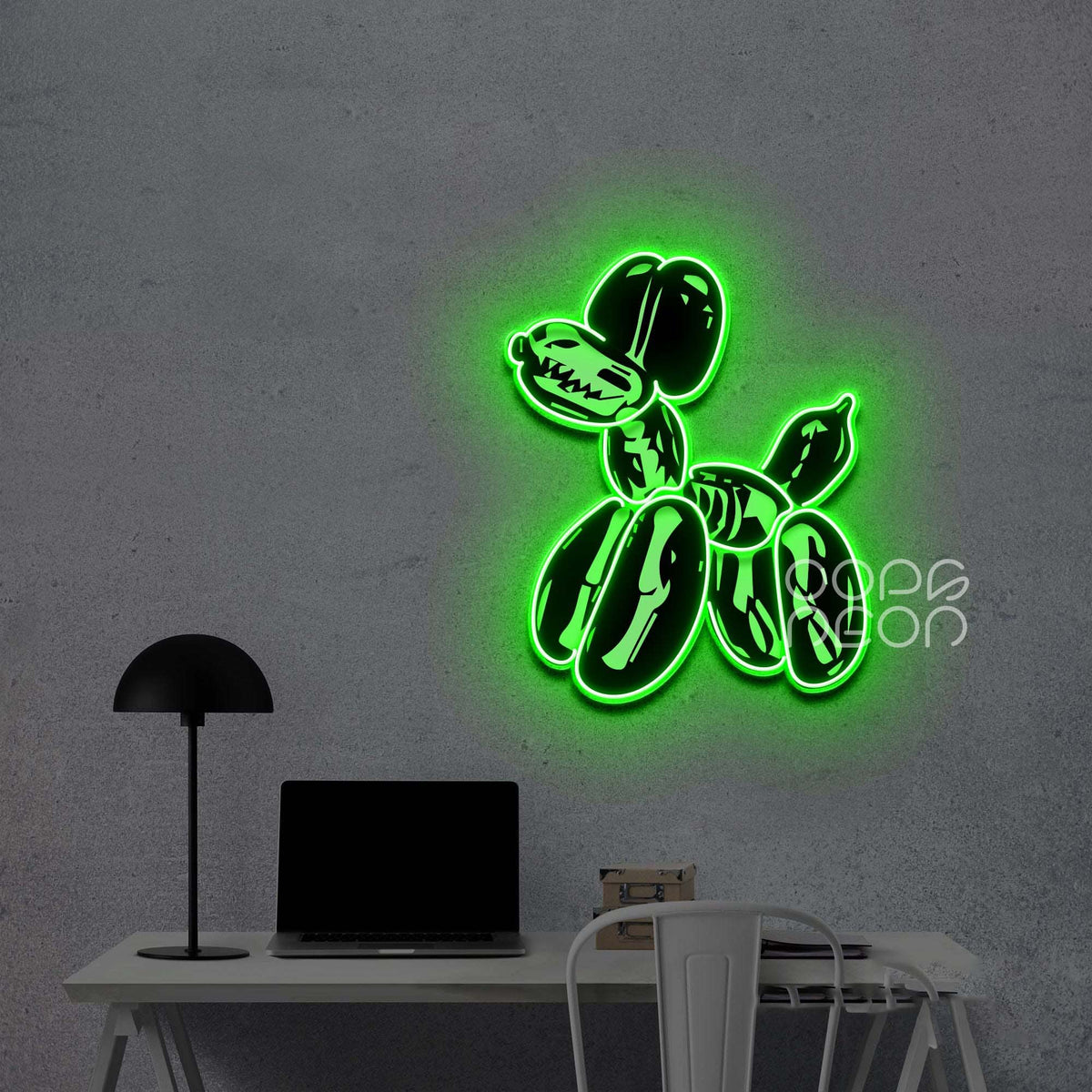 "Balloon Dog X-Ray" Neon x Acrylic Artwork