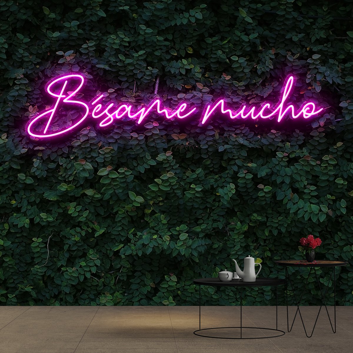 "Bésame mucho" Custom Neon Sign