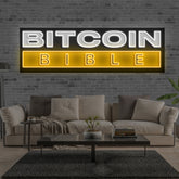 "Bitcoin Bible" Custom Neon x Acrylic Artwork