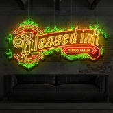 "Blessed Ink" Custom Neon Sign