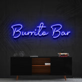 "Burrito Bar" Neon Sign