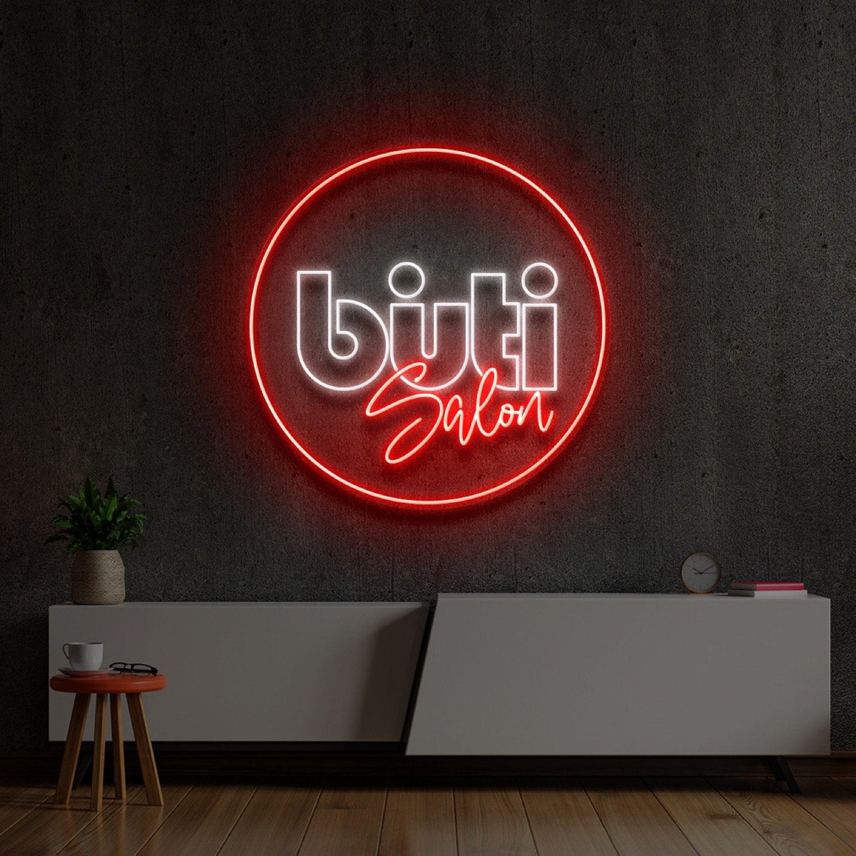 “Buti Salon” Custom Neon Sign