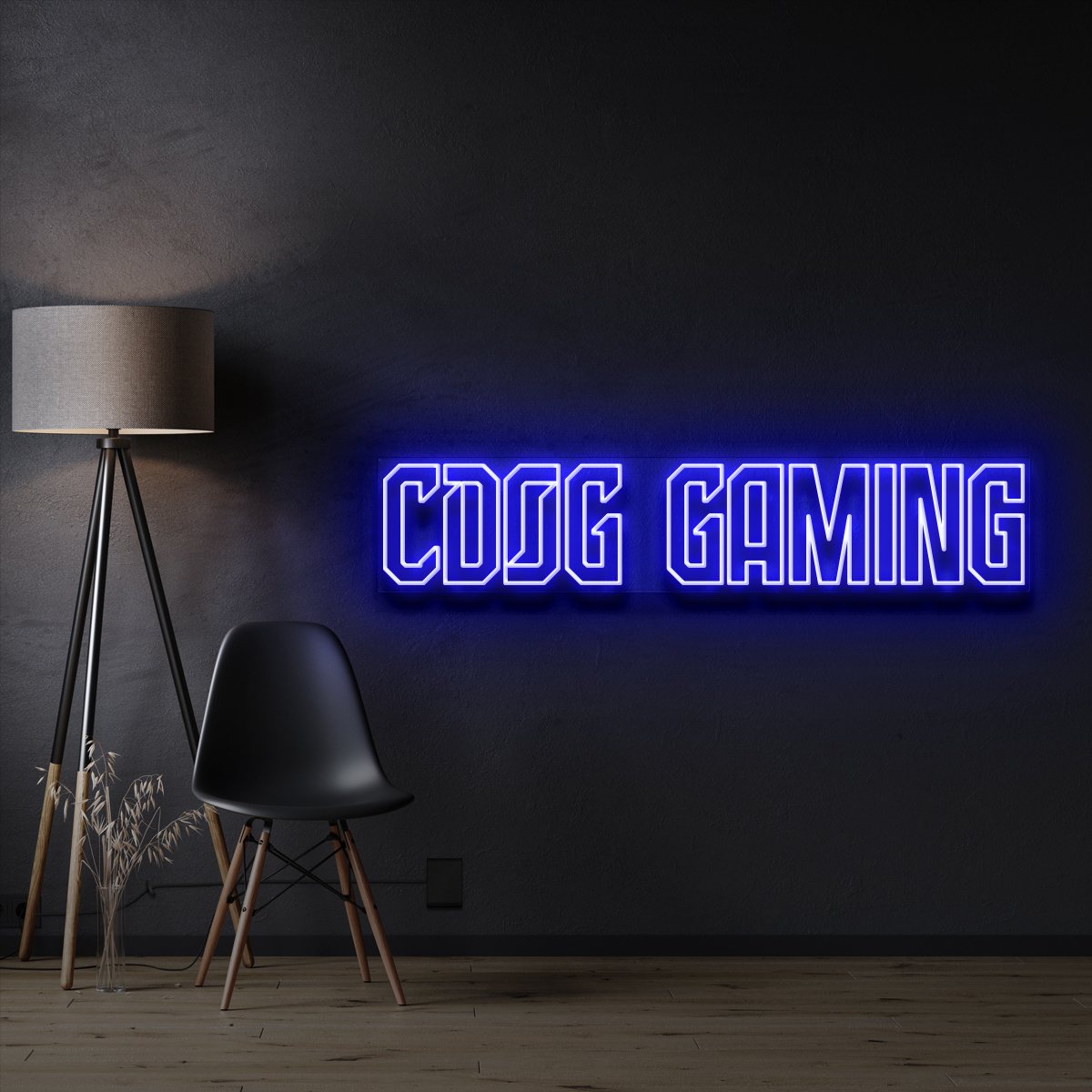 "CDOG Gaming" Text Custom Neon Sign