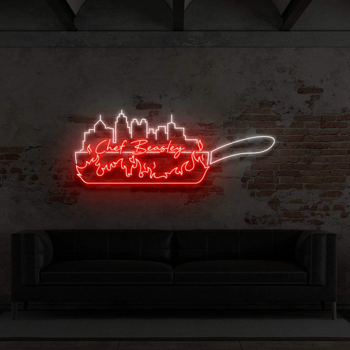 "Chef Beasley" Custom Neon Sign