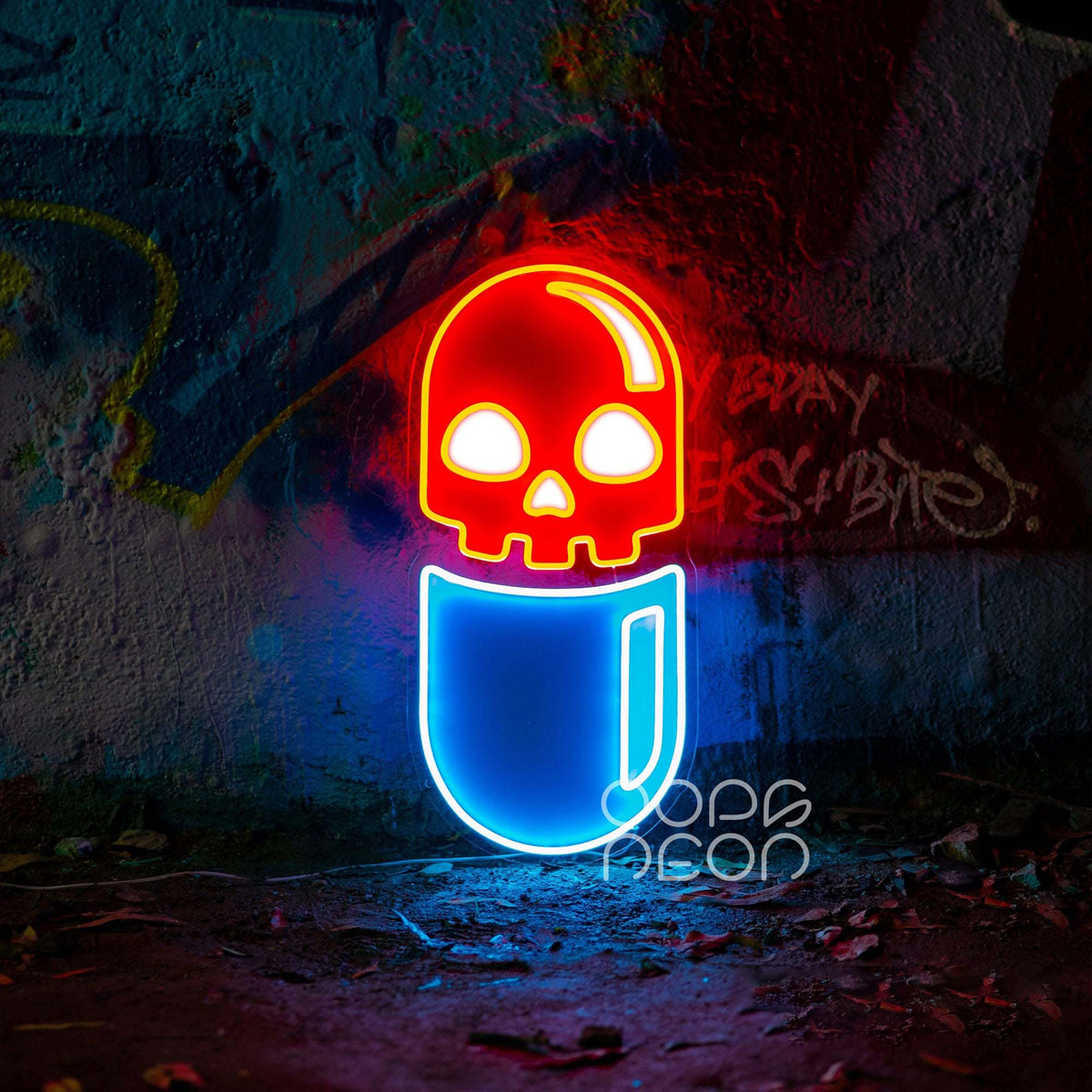 "Chill Pill" Neon x Acrylic Artwork
