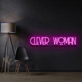 “Clever Woman” Custom Neon Sign