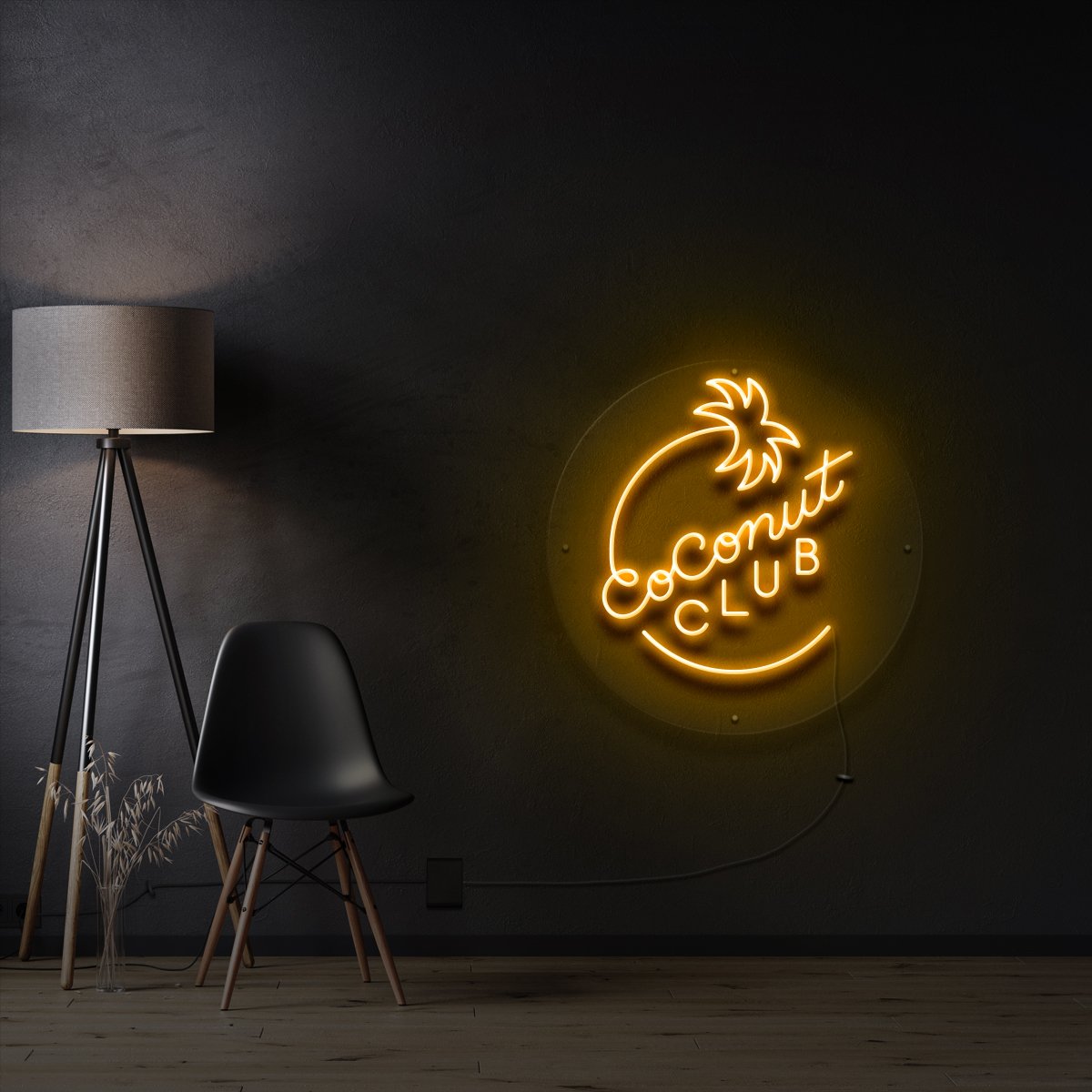 "Coconut Club" Custom Neon Sign