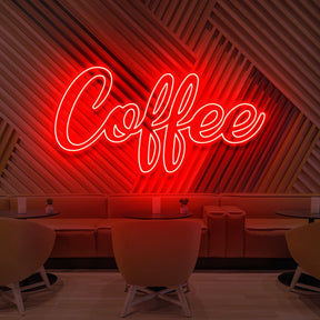 "Coffee" Neon Sign for Cafés by Neon Icons