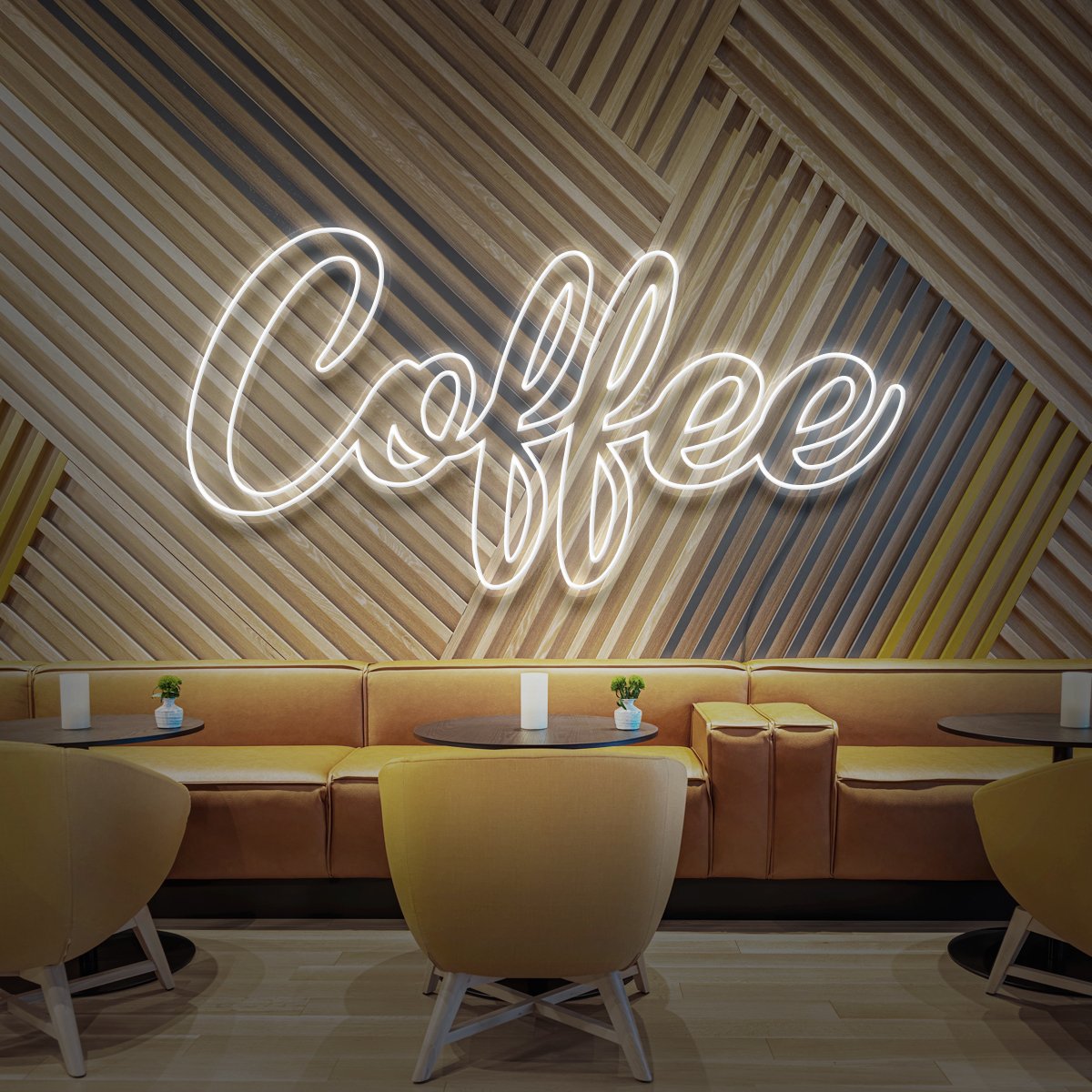 "Coffee" Neon Sign for Cafés by Neon Icons
