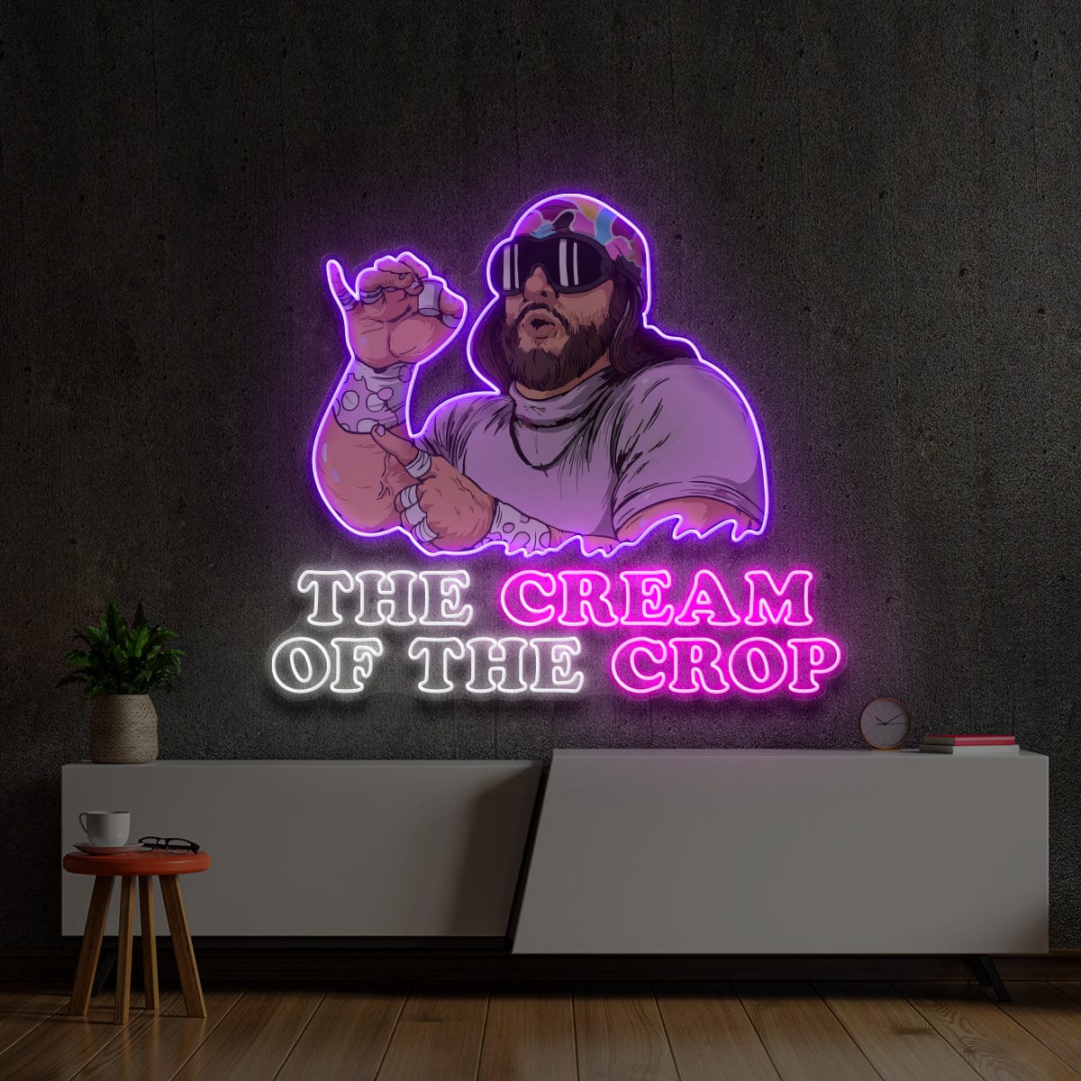 "Cream of the Crop" Custom Neon x Acrylic Art