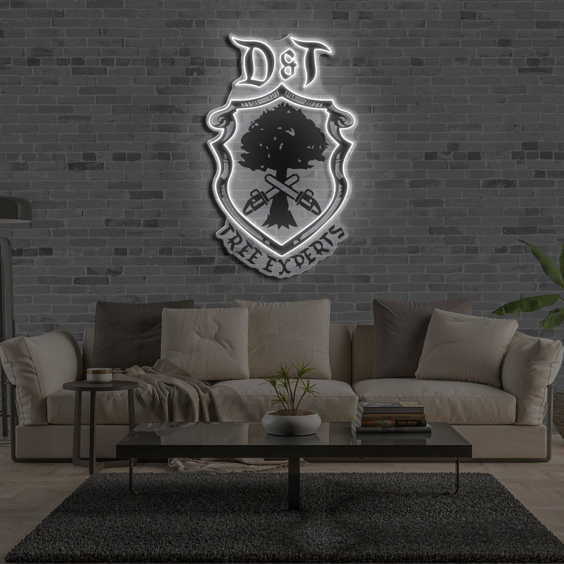 "D&T Tree Expert" Custom Neon Sign