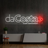 "daCosta Talent Management" Custom Neon Sign