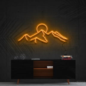 "Desert Sunset" Neon Sign 60cm (2ft) / Orange / Cut to Shape by Neon Icons