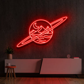 "Deserted Planet" Neon Sign by Neon Icons