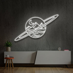 "Deserted Planet" Neon Sign by Neon Icons