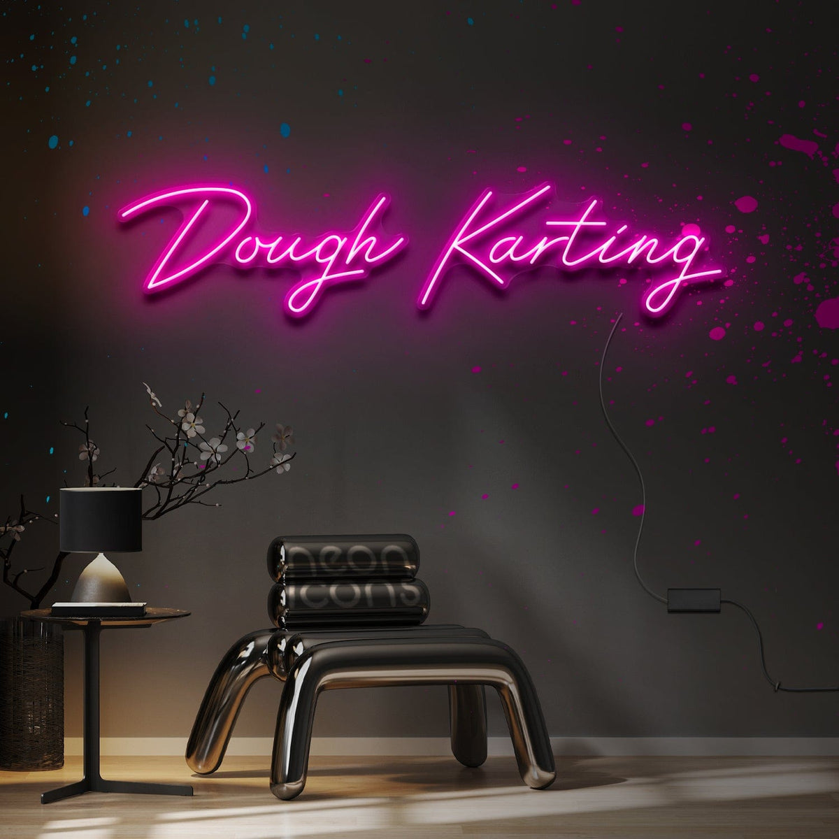 "Dough Karting" Custom Neon Sign