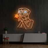 "ET Go Home" Custom Neon Sign