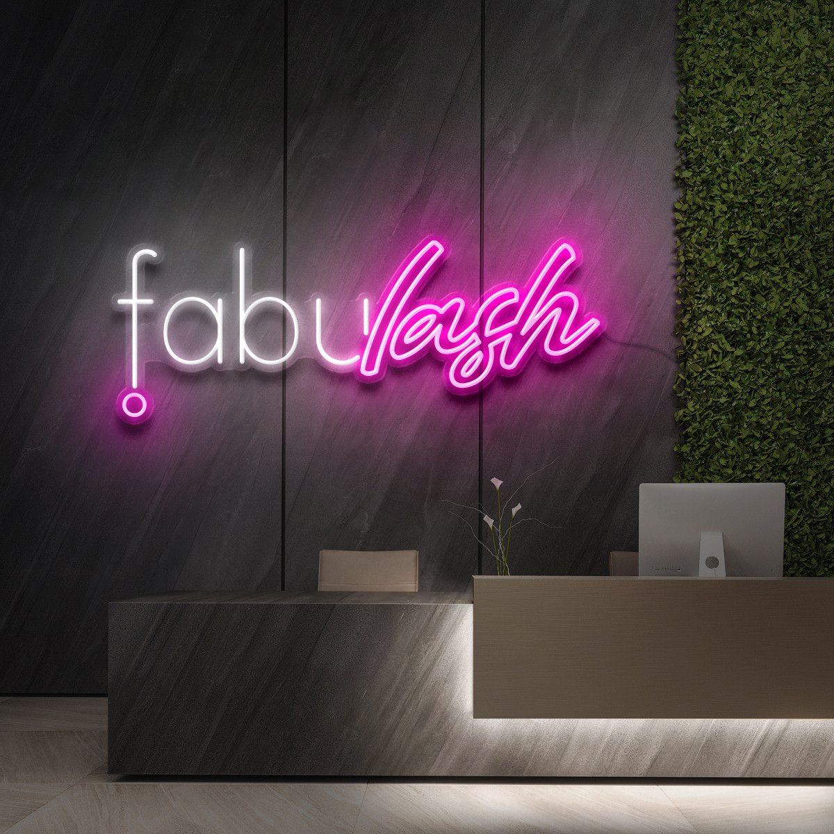 "Fabulash" Custom Neon Sign