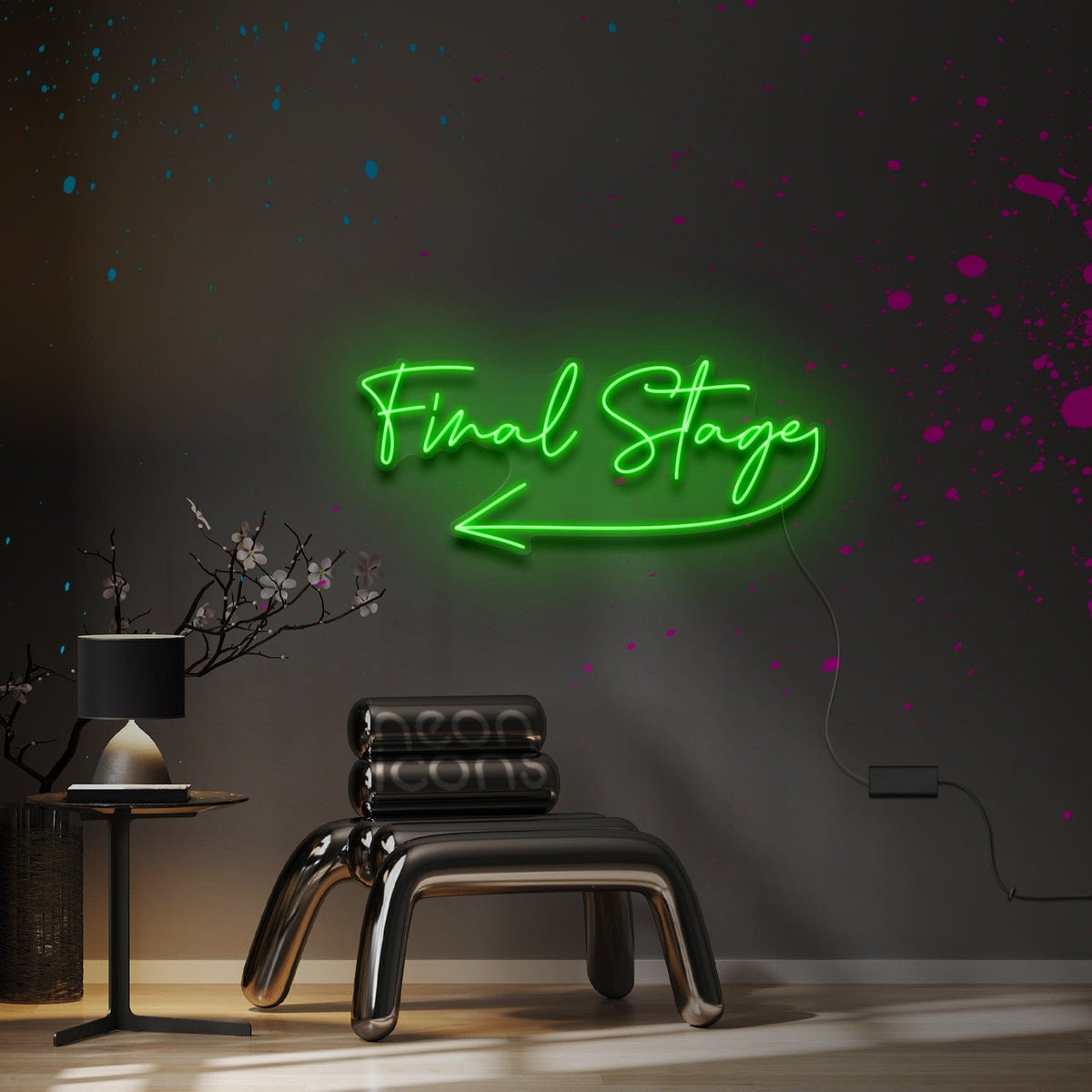 "Final Stage" Custom Neon Sign
