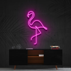 "Flamingo" Neon Sign 60cm (2ft) / Pink / Cut to Shape by Neon Icons