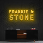 "Frankie & Stone" Neon Sign