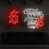 "From Tha 6" & "Six" Custom Neon Signs for Karim