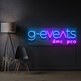 "G"Events" Custom Neon Sign